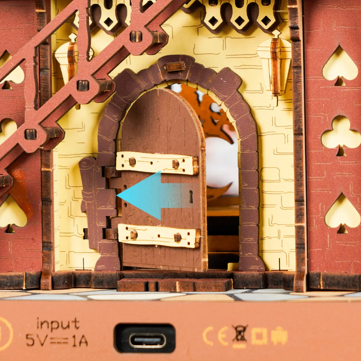 Robotime rokr cuckoo clock mechanical 3d wooden puzzle pre-colored wall building block kits home deco beautiful design