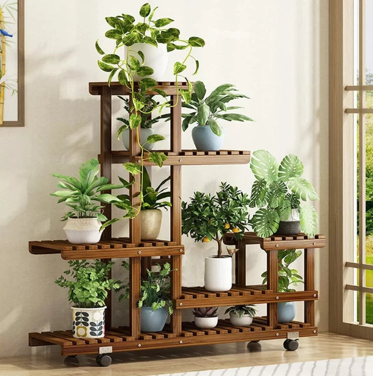 6-tier-wood-plant-stand-vertical-carbonized-multiple-holder-indoor-outdoor-patio
