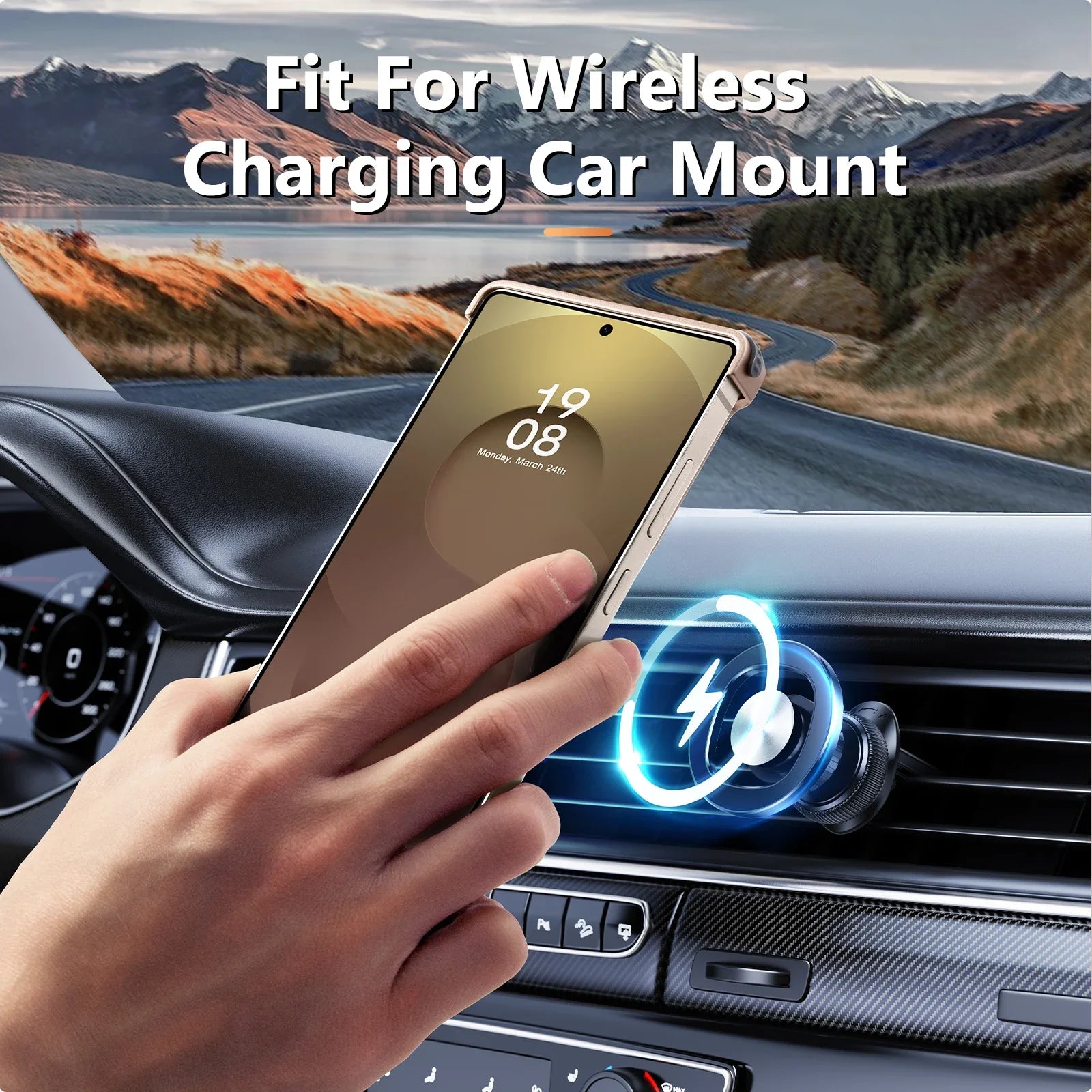 Oatsbasf wood phone case for samsung galaxy s25 s24 ultra with 360° rotatable stand wireless charging wooden protective