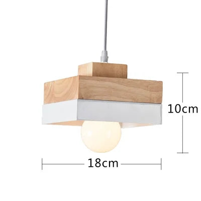 Modern wood chandelier room decor lighting for living lamp bedroom cafe or restaurant interior decoration lights