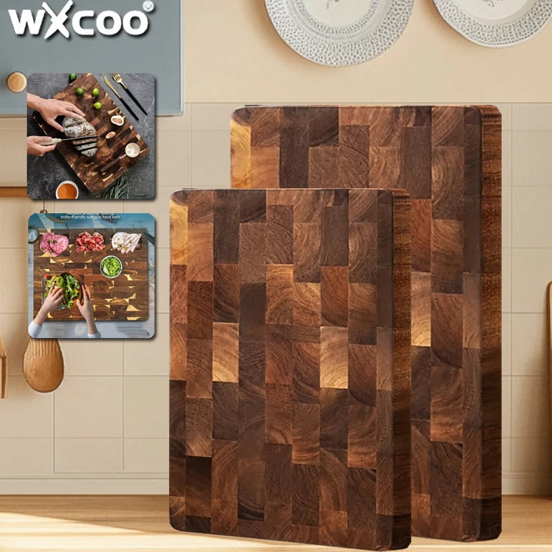 thicken-acacia-wooden-cutting-board-kitchen-double-sided-splicing-checkerboard-solid-wood-non-slip-for-cut-vegetable-fruit-board