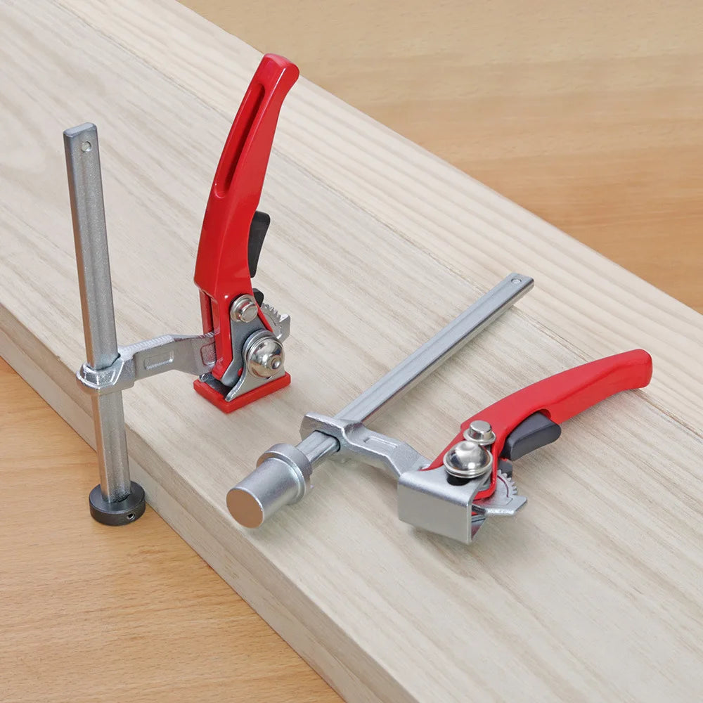 Enjoywood 19mm/20mm woodworking workbench fixing clips mft table quick ratchet bench dog hold down clamp clip 160*60mm