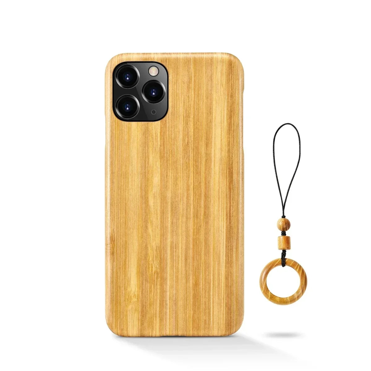 Wooden case for iphone 16 15 14 13 12 pro max mini 11 se 2020 xs xr 7 8 plus cover 100% natural real wood bamboo hard
