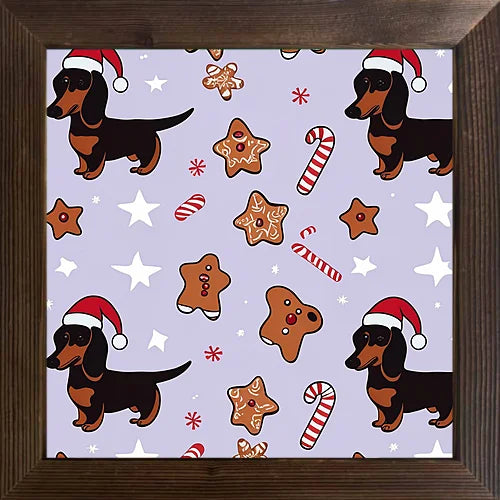 Available home classroom holiday decoration of cartoon animals cool picture case wooden frame oil painting - united