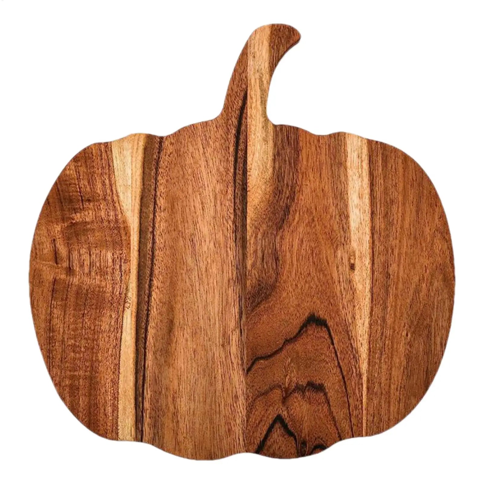 Halloween wooden cutting board serving pumpkin shaped holiday cheese multipurpose for - wood color