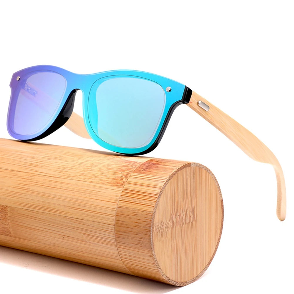 Shinycoco luxury brand bamboo wood sunglasses colorful legs for women men sun goggles