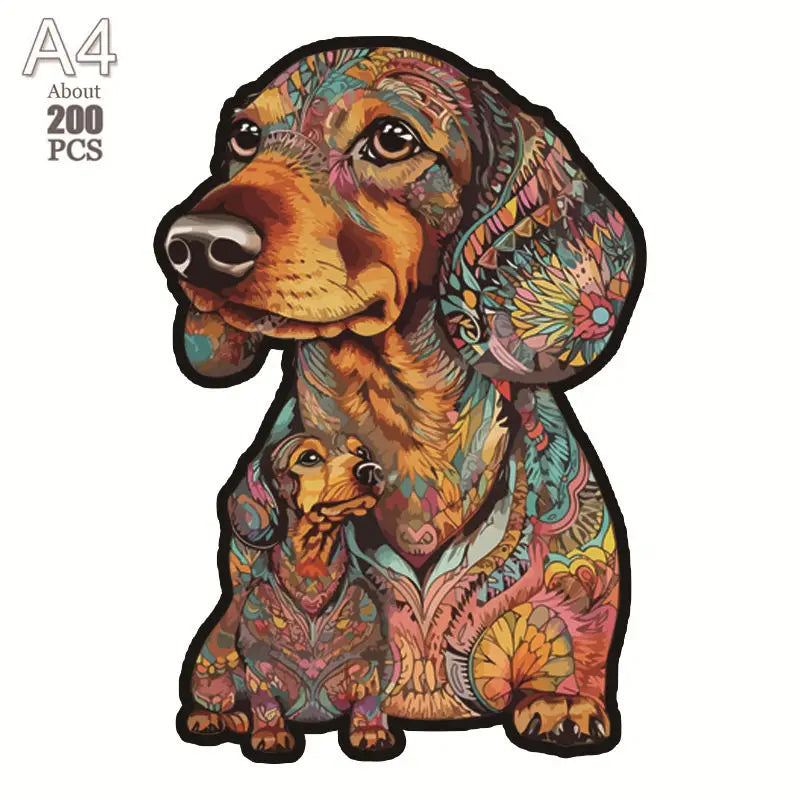 Shark wooden animal puzzle high quality dinosaur puzzles brain twister toys kids adult moderately difficult wood jigsaw