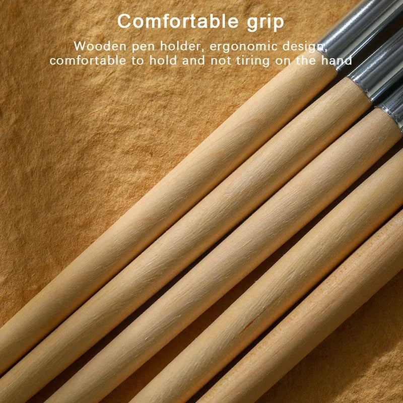 High quality wood watch dial cleaning pen carving emboss manicure brushes dust cleaner repair tools for clock 1pcs