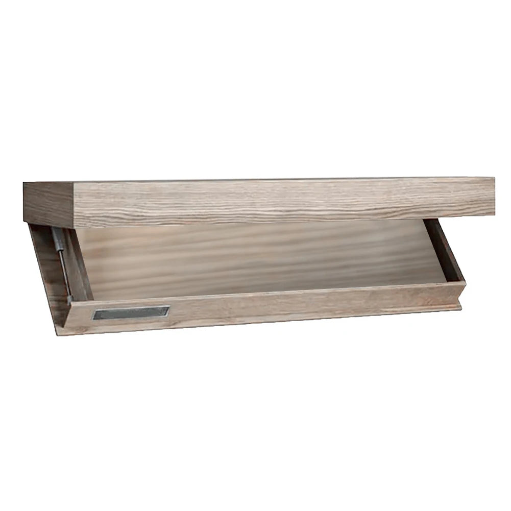 Wooden magic flap shelf concealed floating with secret compartment display cabinet rack wall-mounted hidden shelves