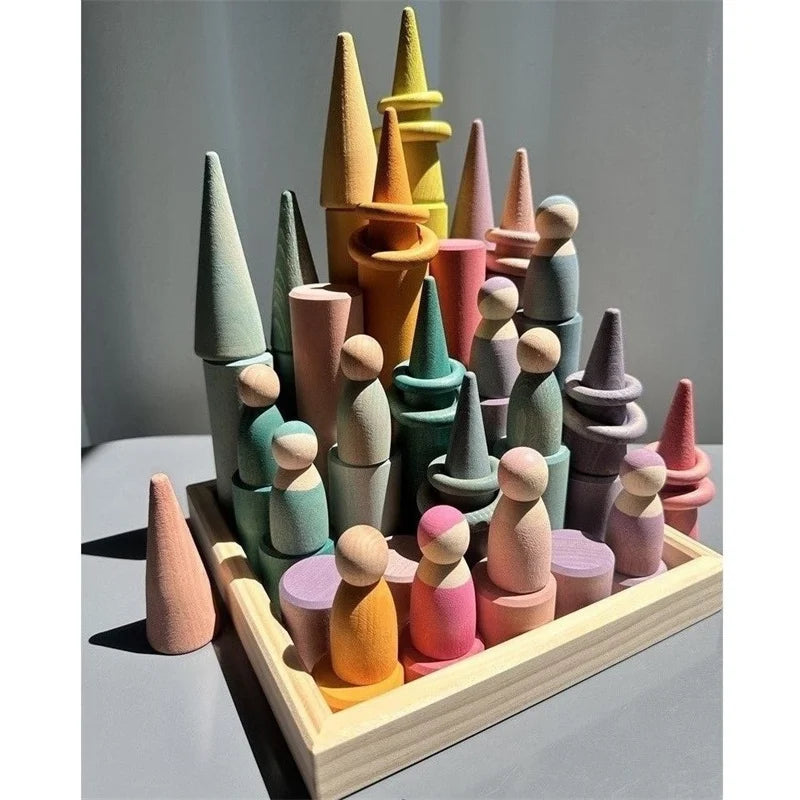 kids-large-wood-building-rollers-pastel-blocks-stain-lime-stacking-cylinders-forest-trees-rings-educational-creative-toys