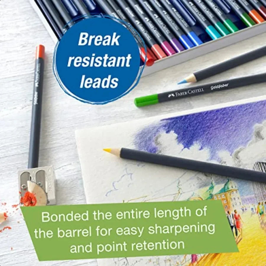 Goldfaber color pencils tin set 24ct. - united states - pencil