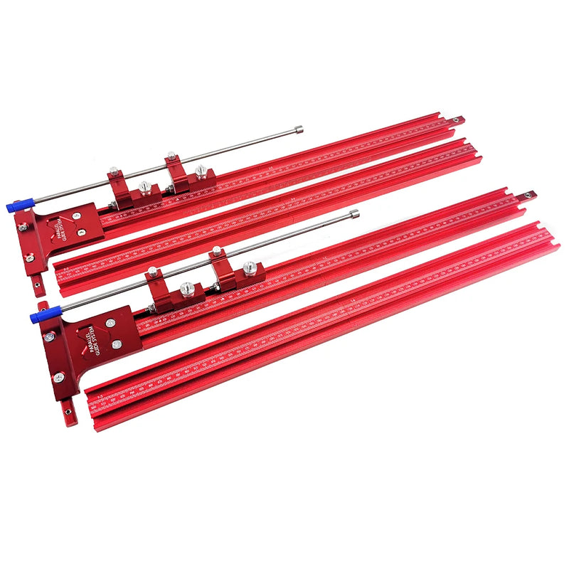 0-1200mm woodworking parallel guide rail system engraving machine slotting track sliding for electric circular saw