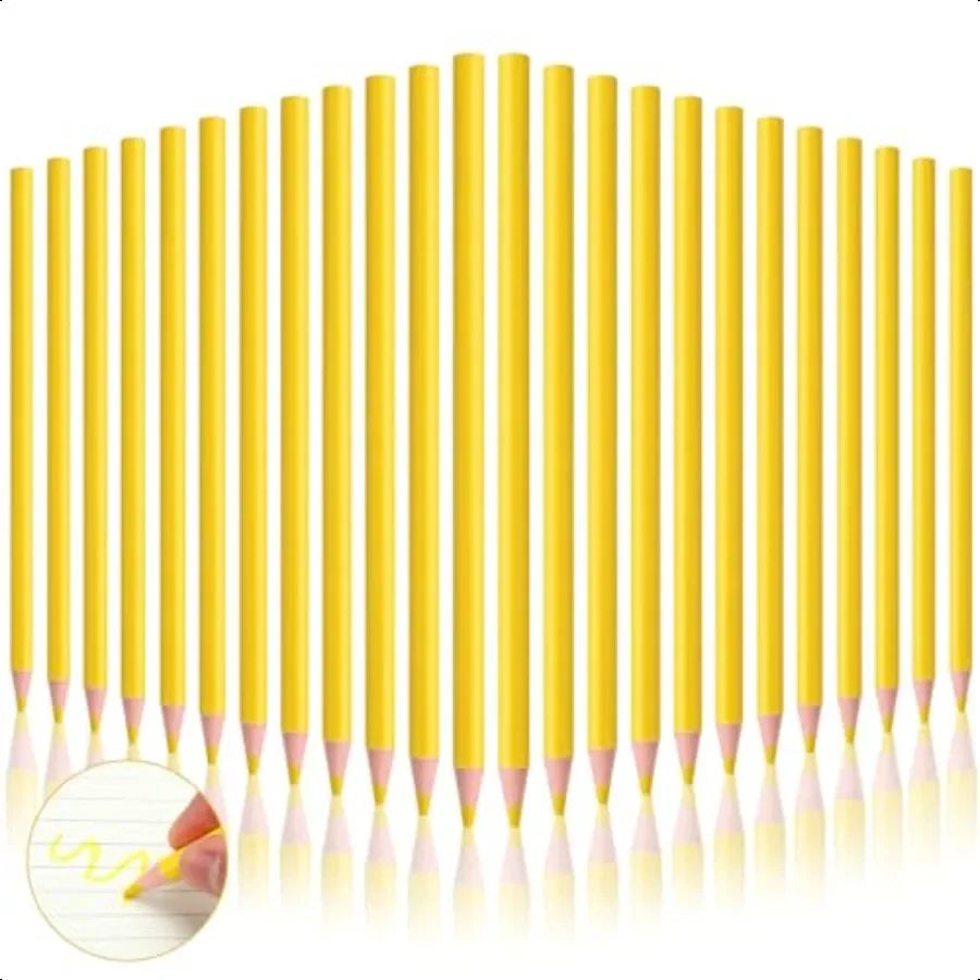 24-pcs-yellow-grease-pencil-marking-pencil-bulk-wax-pencil-wooden-crayon-pencils-for-bowling-marking-coloring-on-the-ball-surfa