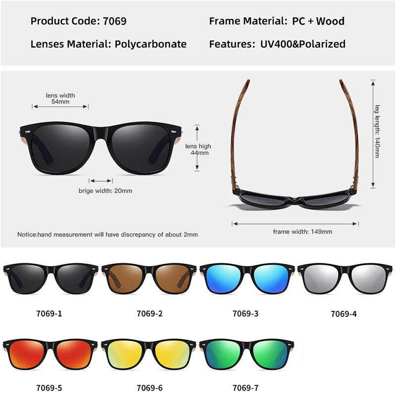 Oley brand 2022 fashion handmade natural wooden sunglasses for men women polarized sun glasses uv400 mirror male