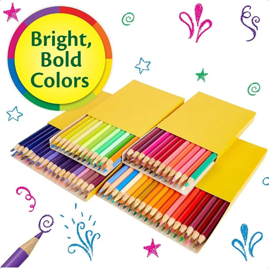 Colored pencils set for 120ct bulk art plies back to school entials teacher classroom must haves coloring book - united