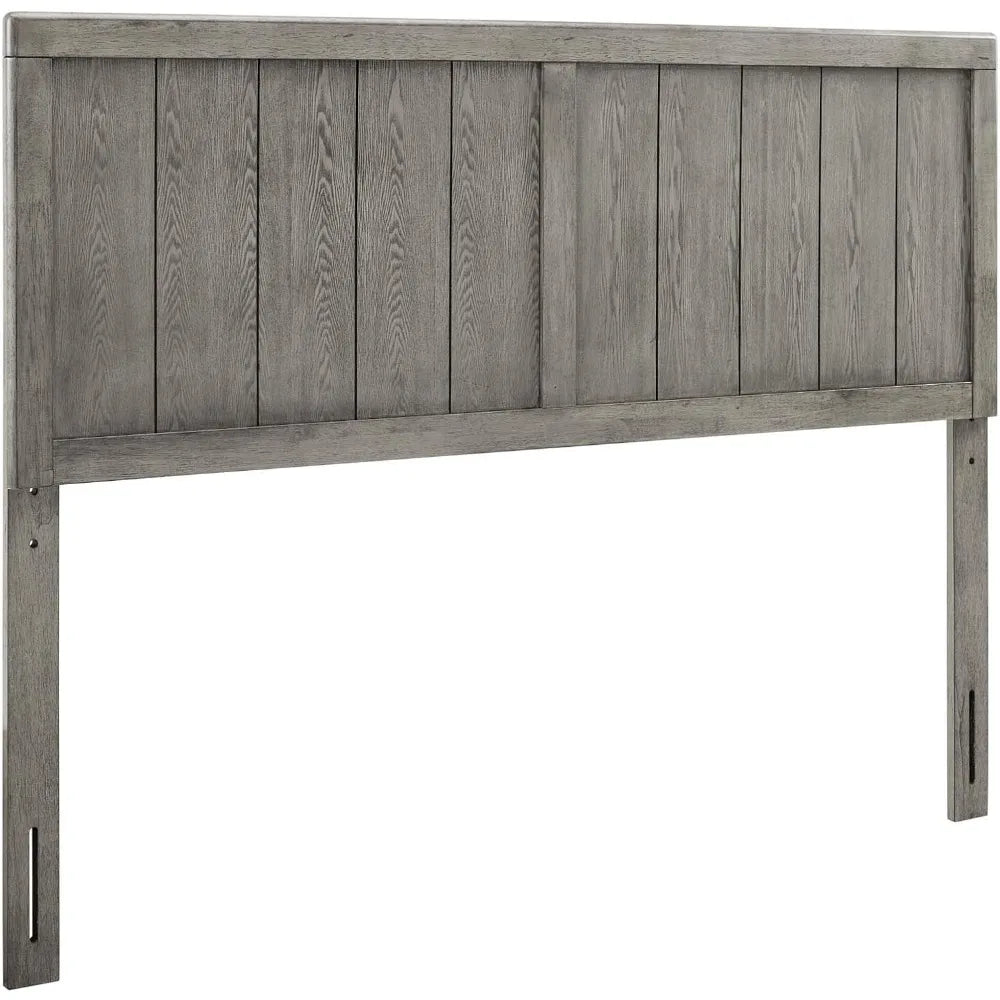 Robbie twin size wood headboard in gray - united states / b08gm8l8nf