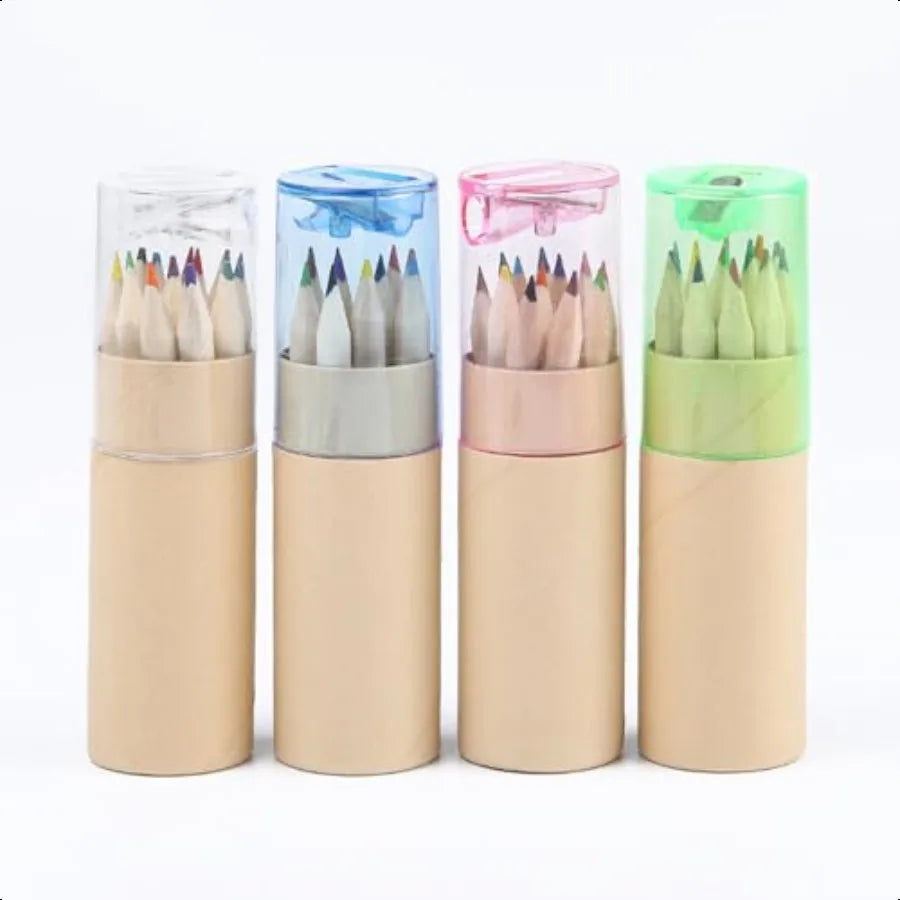 4pack mini drawing colored pencils for with sharpener portable color in tube pencil bulk adults artists wri - united
