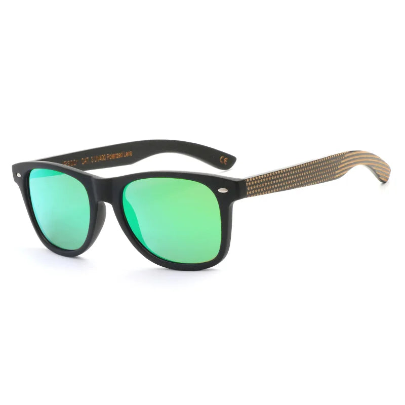 2023 factory direct selling hand-made bamboo wooden sunglasses for men and women high quality uv400 polarized wood - 05