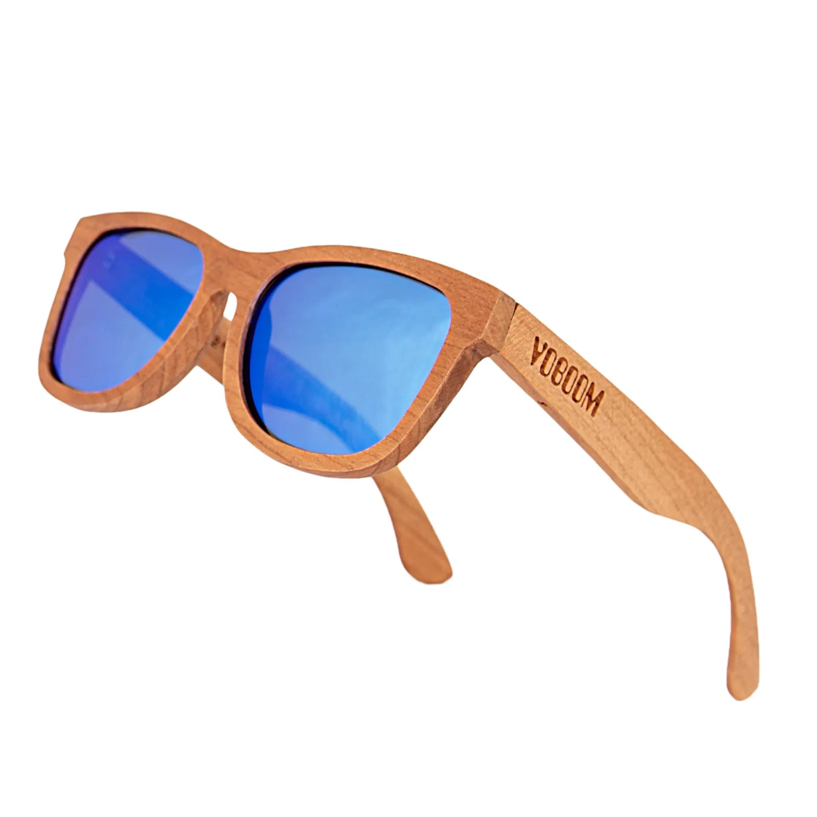 Voboom unisex carved design sunglasses polarized classic bamboo wooden sun glasses natural men women retro handmade