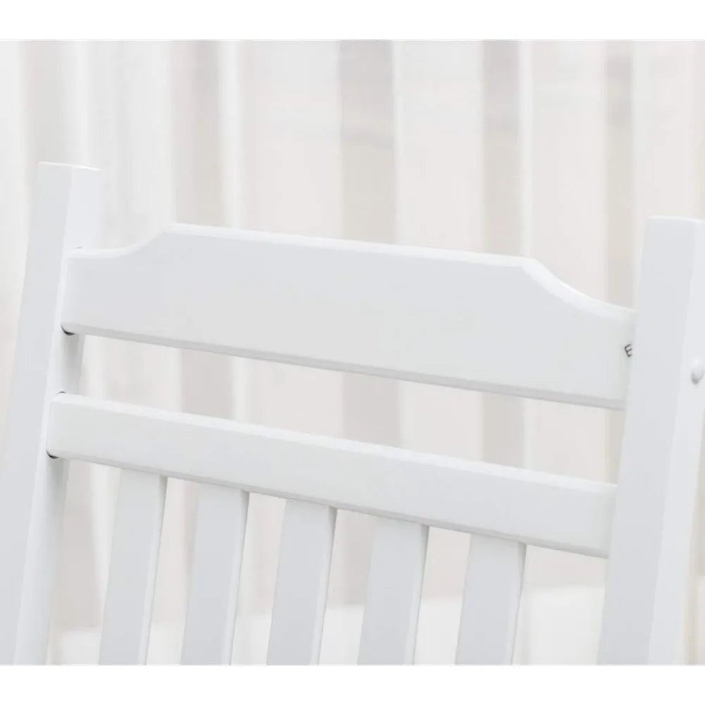 Patio rocking chairs furniture white wooden outdoor rockers set of 2 porch for audlt indoor outside balcony garden