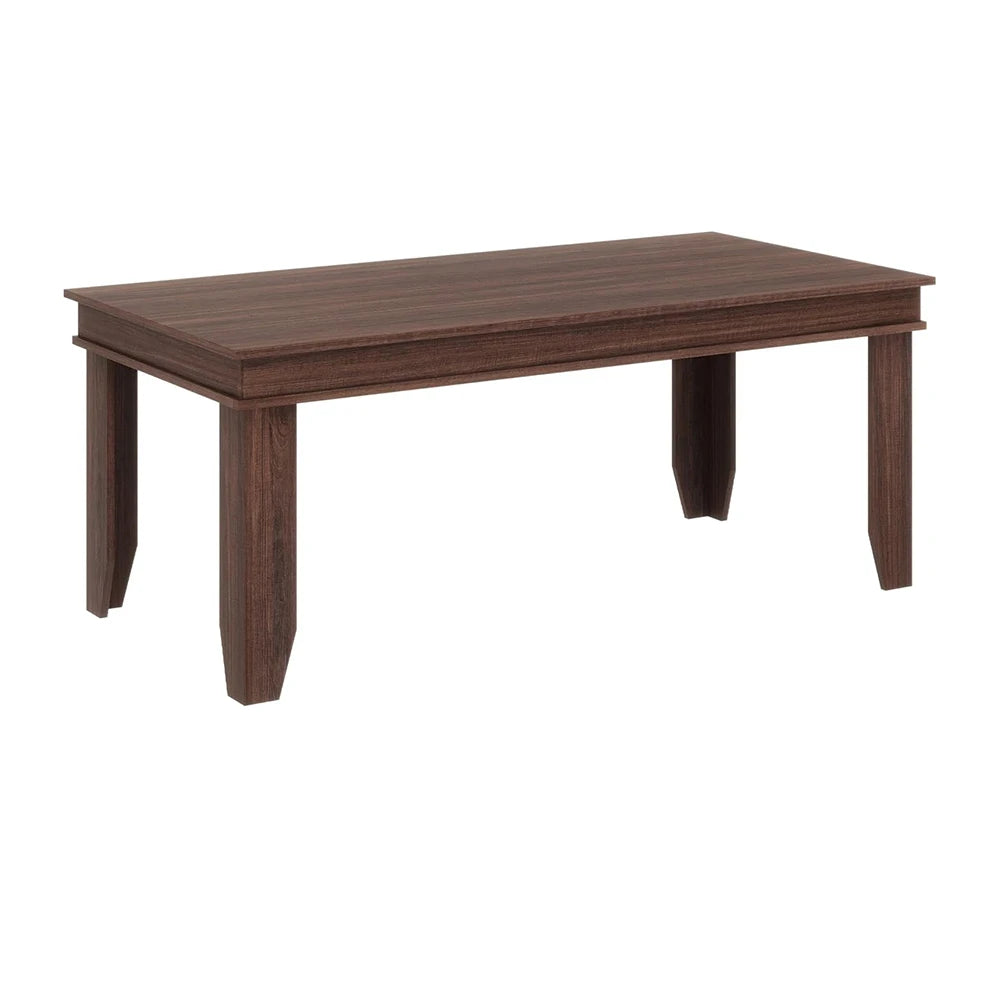 70 inch farmhouse dining table for 4-6 people large wood rectangle kitchen dinner room - brown / united states