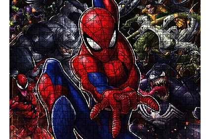 108/200/300/500/1000pcs spider man puzzles gifts wooden high-quality floor puzzle - 500pieces-d