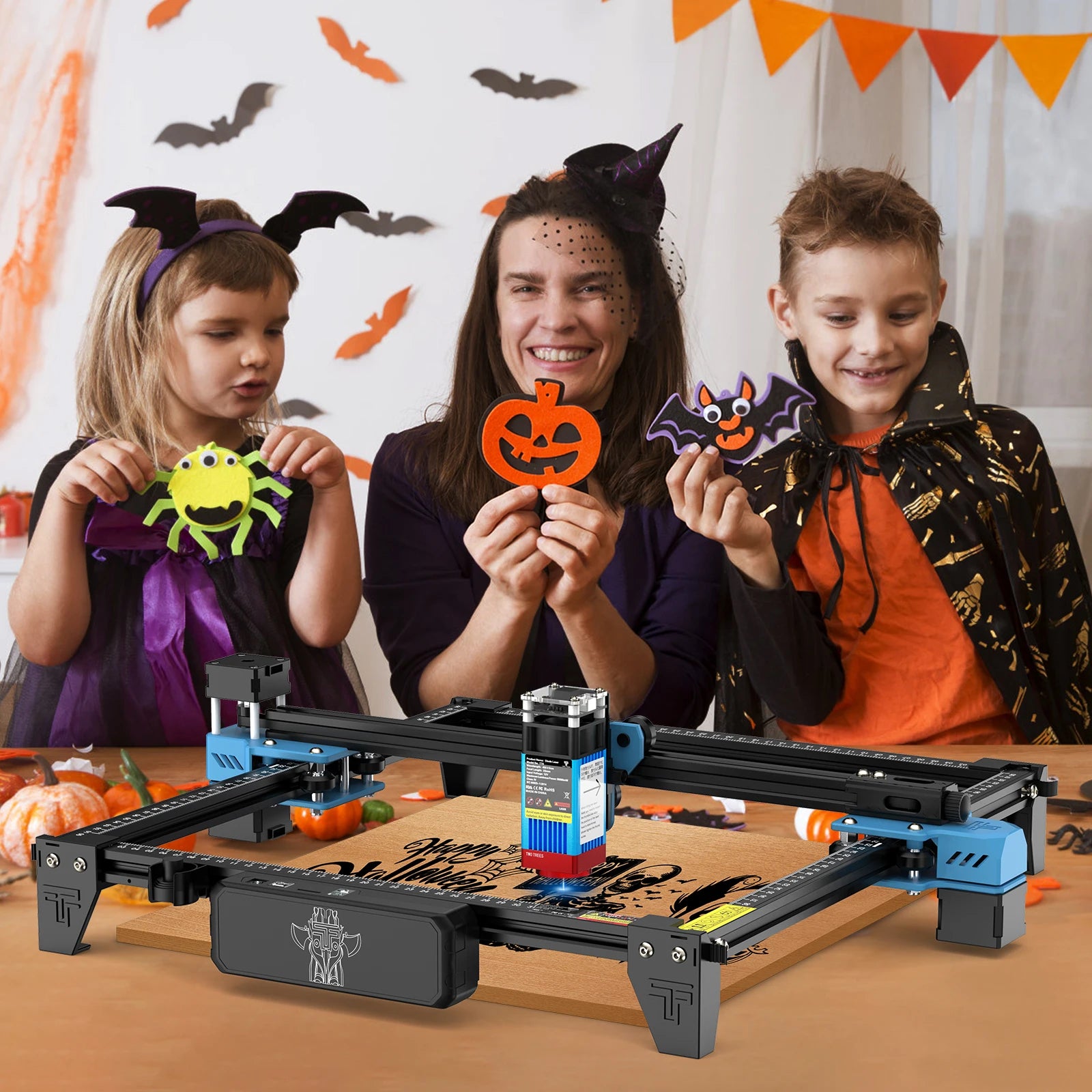 Twotrees cnc beginner tts-55 pro laser engraving machine tts-10 engraver for cutting acrylic leather wood tools