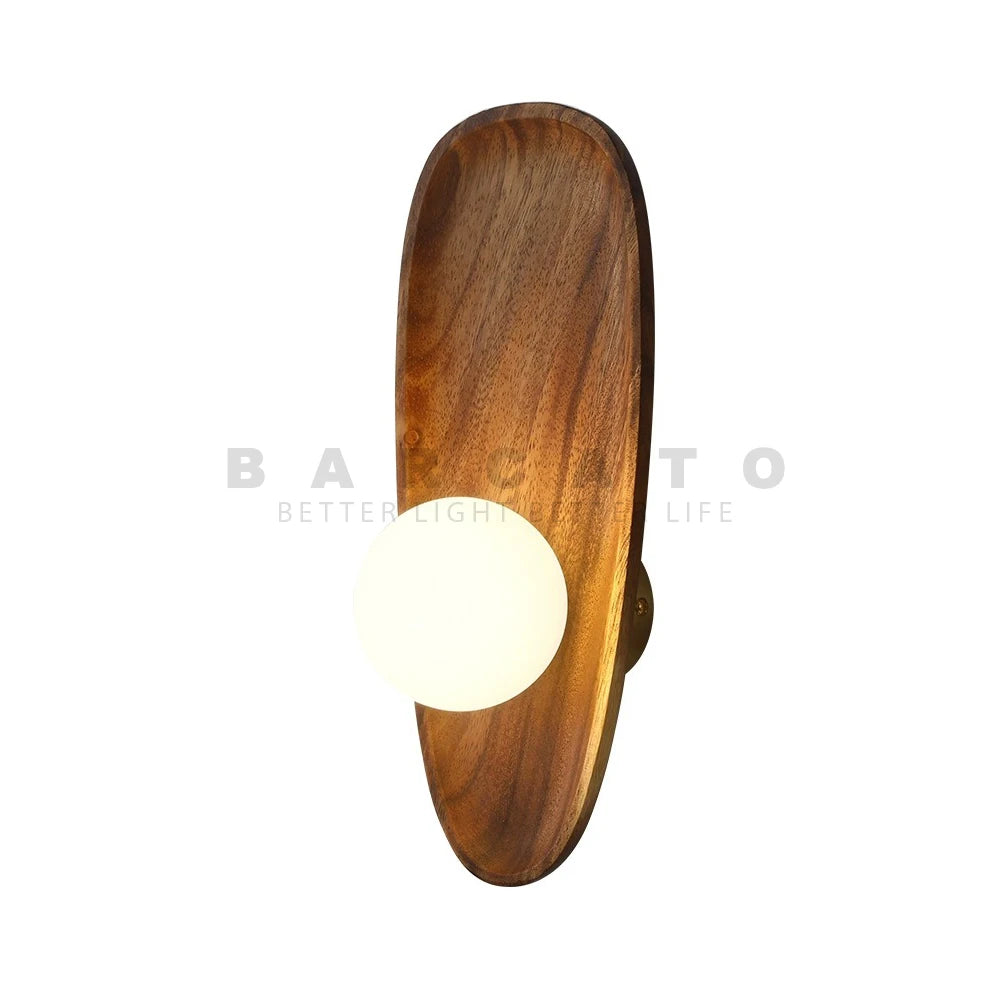 Natural wooden wall lamps home decorations art vintage retro lighting fixtures g4 bedroom living room corridor aside