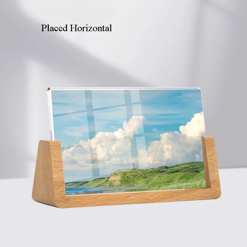 Walnut/beech photo frame 10x15 15x20 20x25cm home decoration wood pictures for party decor commemorative gifts - beech