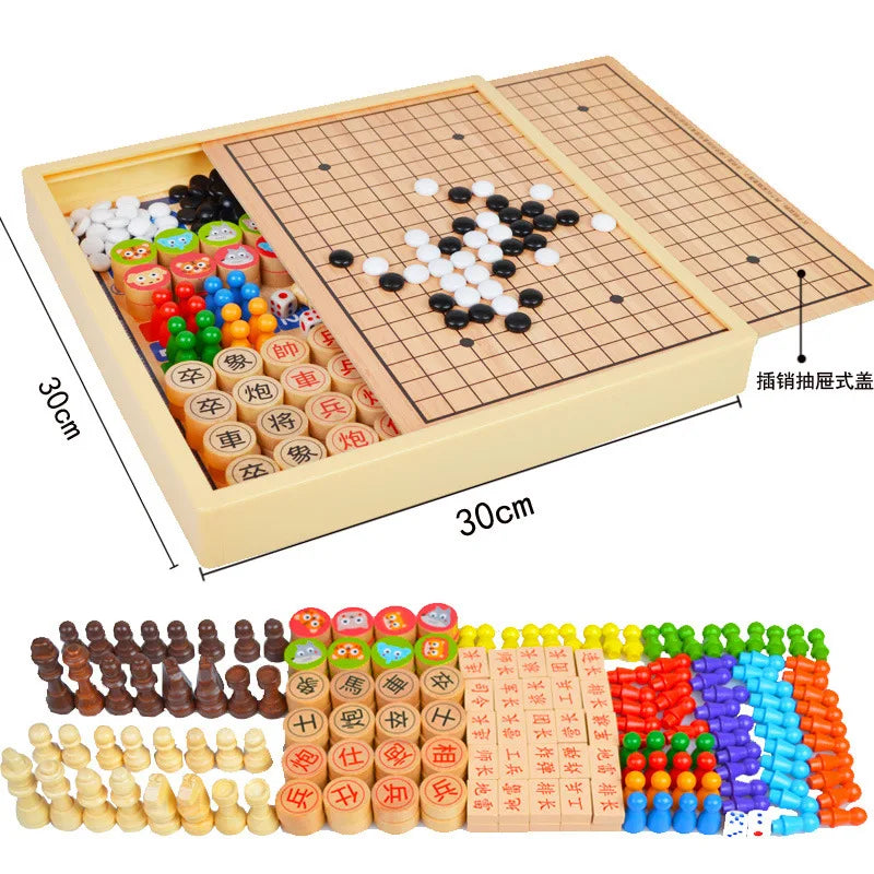 Children’s flying chess checkers multi functional integrated chessboard gozi go playing beast combination puzzle toys