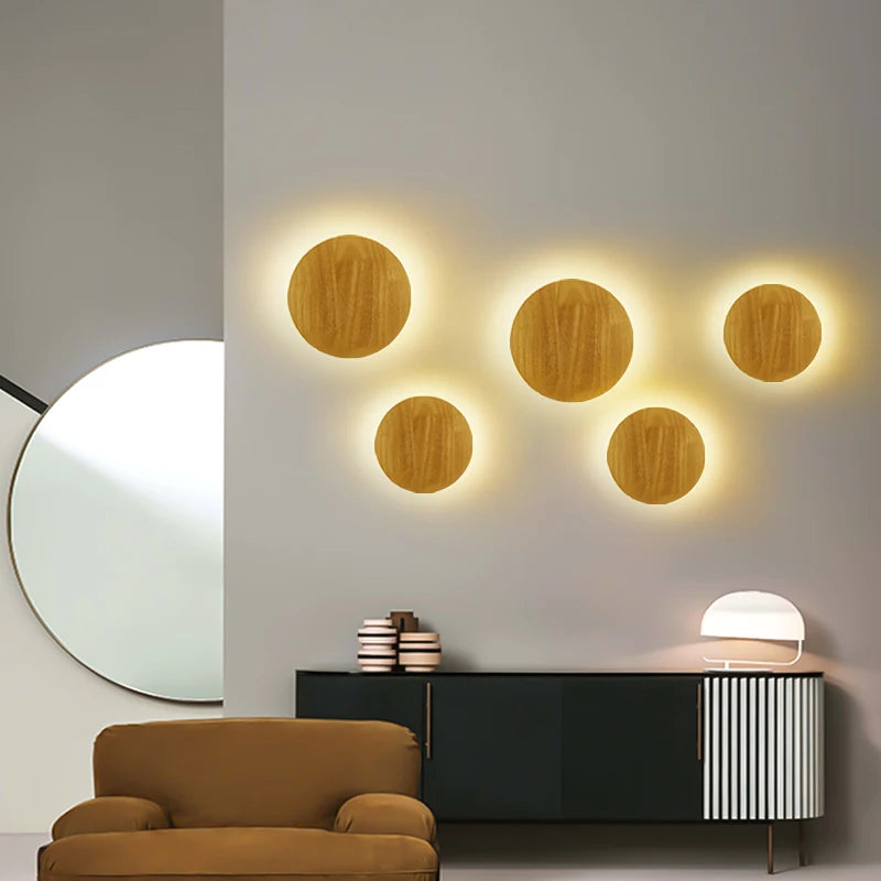 nordic-led-wall-light-modern-original-led-circular-wooden-wall-light-personalized-bedside-bedroom-staircase-wall-hanging-light-1