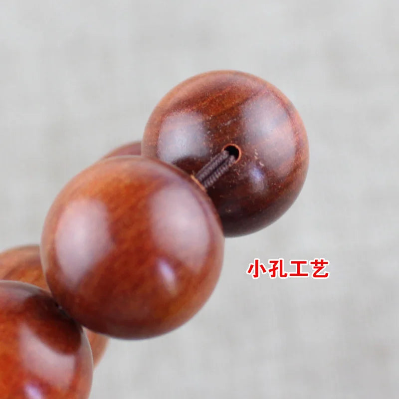 Indonesian blood dragon wood bracelet 2.0 log ice translucent 108 buddha beads couple jewelry gift amulet