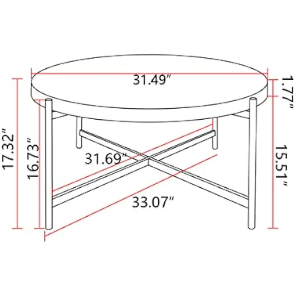 33’’ coffee table retro fashion splicing design side cabinet wood look accent furniture for office dining room - united