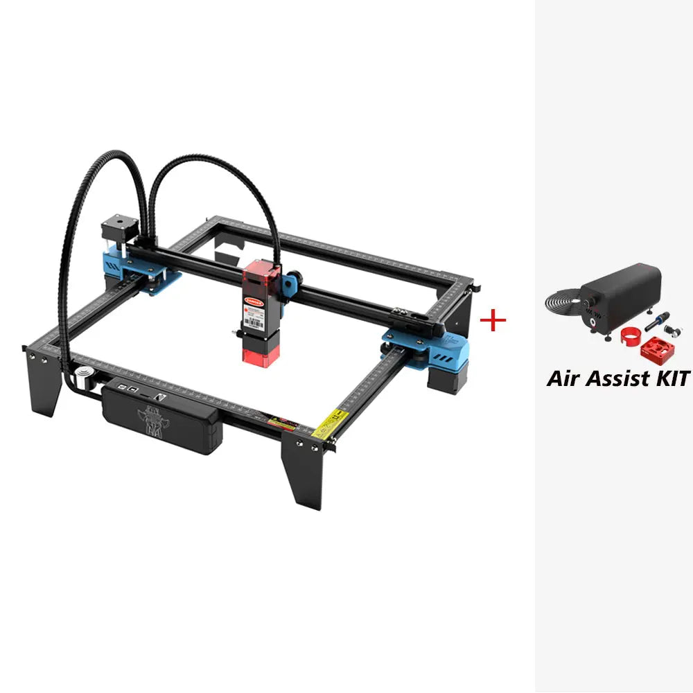 Twotrees tts-10 pro laser engraver stainless steel engraving machine diy woodwork cutting 445±5nm blue light cnc - set