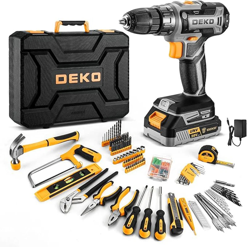 deko-20v-cordless-drill-kit-with-battery-mens-drill-manual-repair-basic-toolbox-suitable-for-household-tools