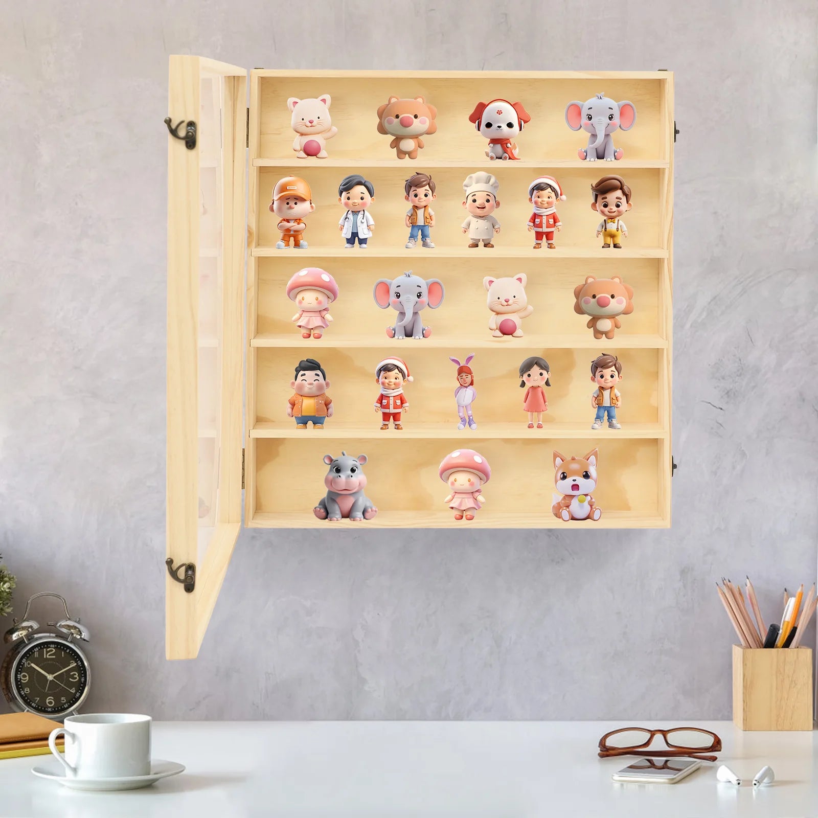 50-9-56cm-rectangular-model-cars-display-case-5-tiers-wood-color-wall-mountable-wooden-display-cabinet-for-home-living-room