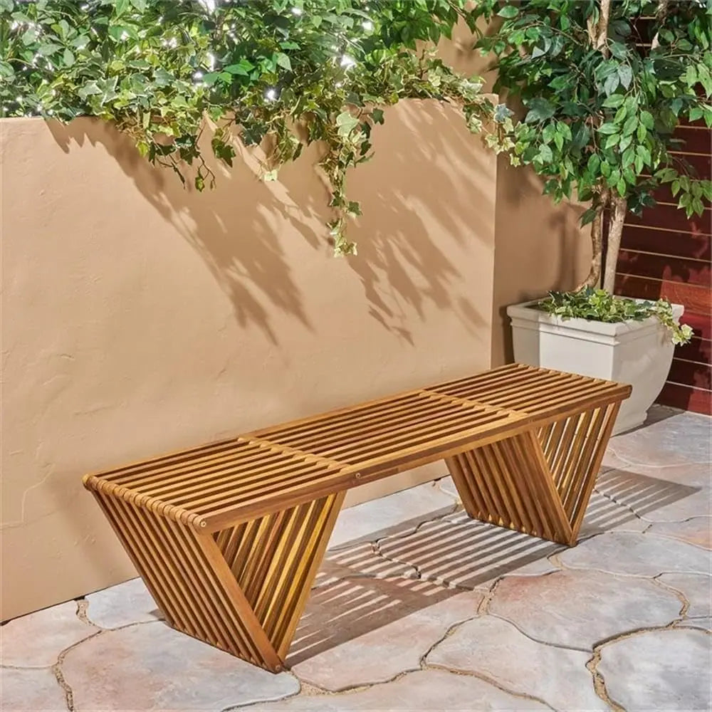Christopher knight home esme outdoor acacia wood bench teak finish - united states / standard