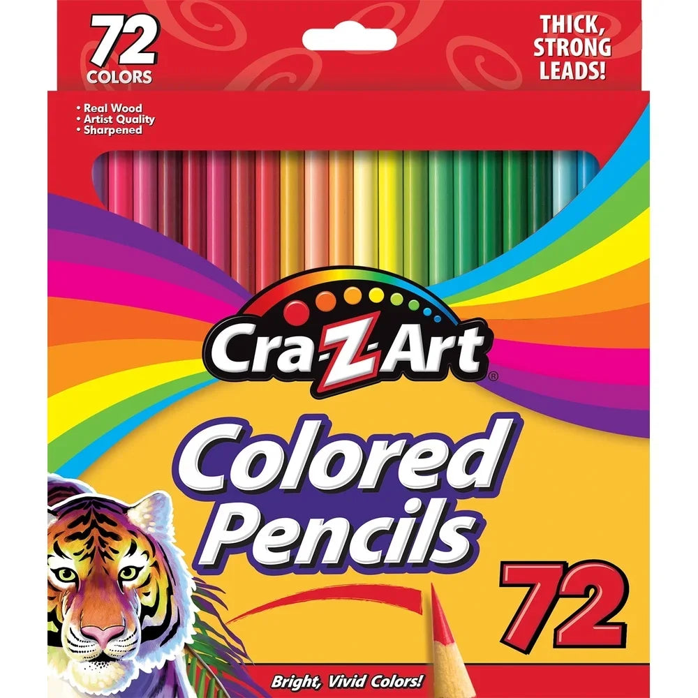 Classic colored pencils 72 count multicolor beginner child to adult back school - united states - color pencil