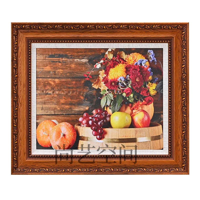 Personalized picture frame gift wall wooden family living room digital cuadros para fotos vintage home decor