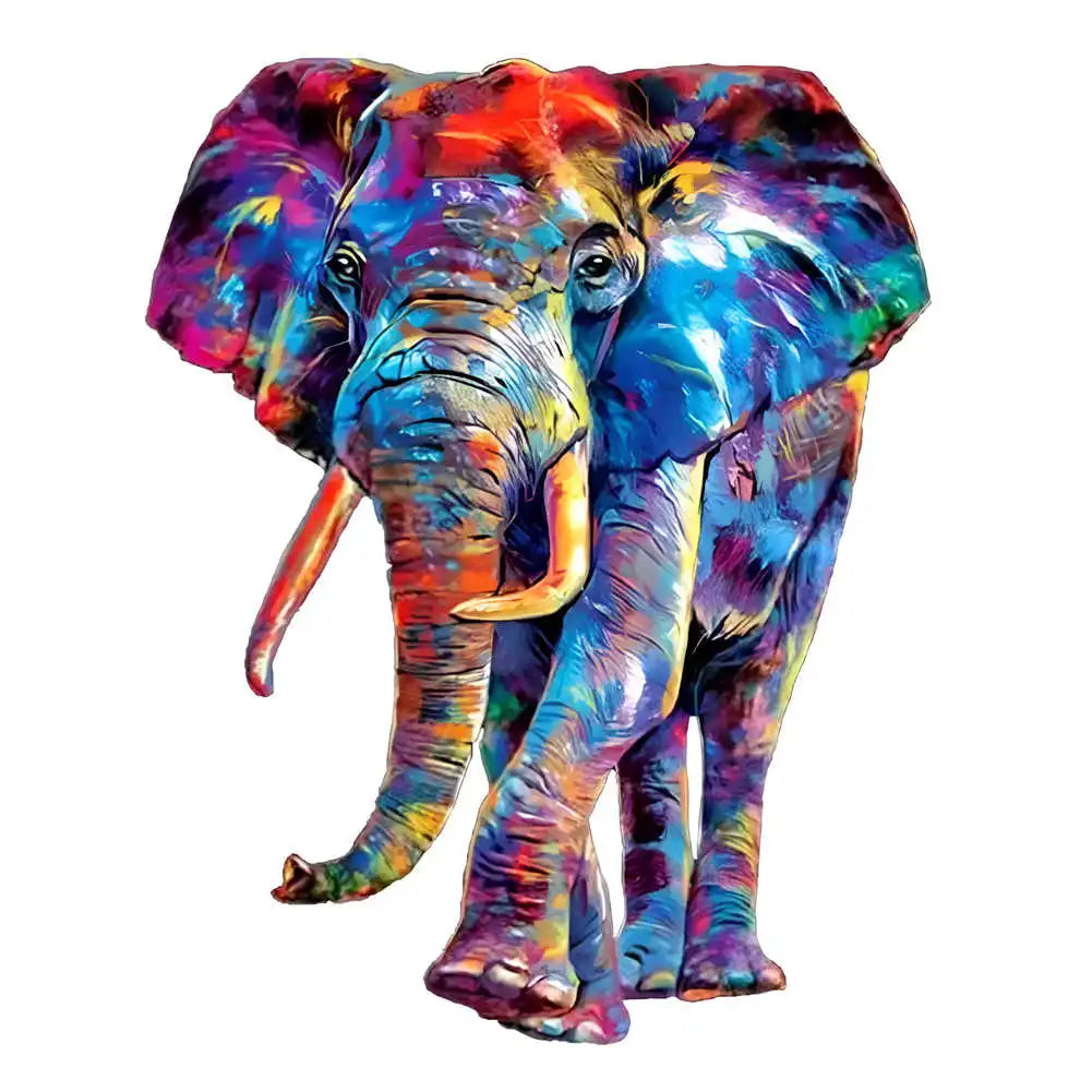 Wooden animal puzzle for kids adults exquisite educational decompression toys creative lovely dog wood jigsaws holiday