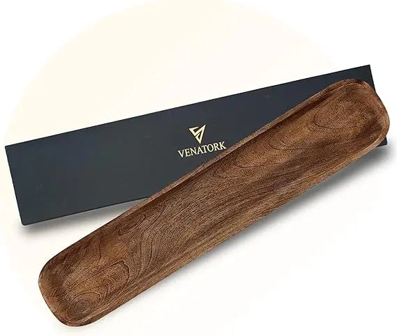 Hand carved wooden dough bowl 30 x 6 3 rustic farmhouse decorative serving tray 5 oz capacity perfect gift for kitchen