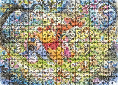 108/200/300/500/1000 pieces disney winnie the pood jigsaw puzzles for adults toys gifts wooden high-quality floor