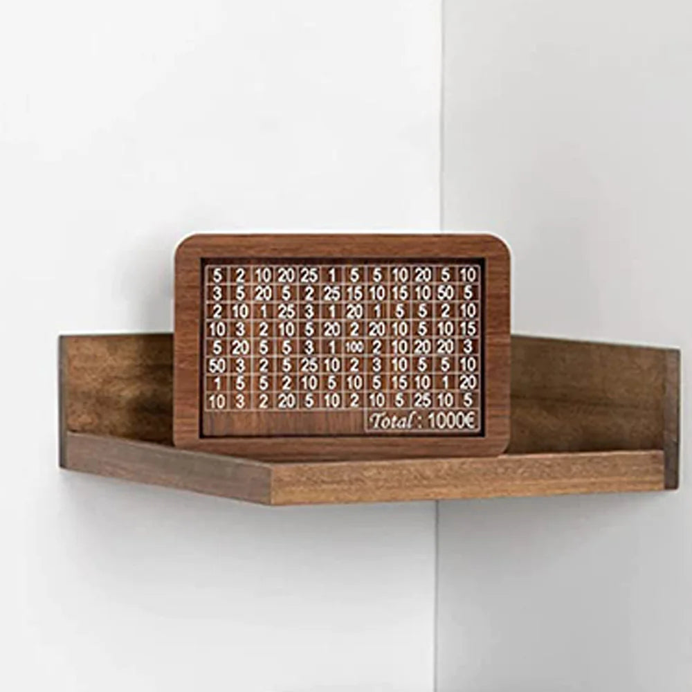 Wooden home decoration countertop piggy bank handcrafted money box savings jar 17x12.5x7cm handmade wood crafts