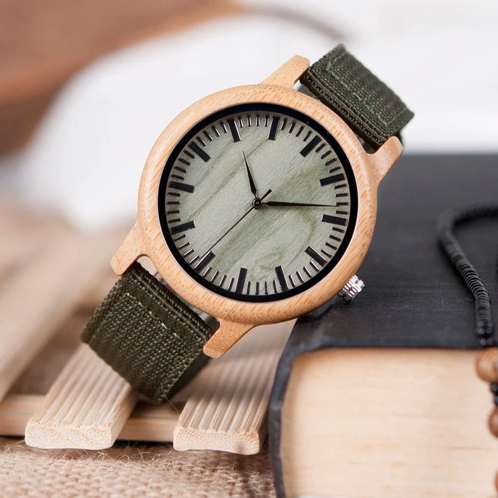 Bobo bird watch women relogio masculino quartz watches men bamboo wood couple wristwatches gifts items drop shipping