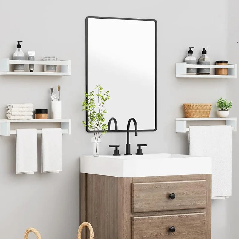 Floating nursery book shelves for wall set of 4 bookshelf kids room small wood shelf bookshelves baby teen