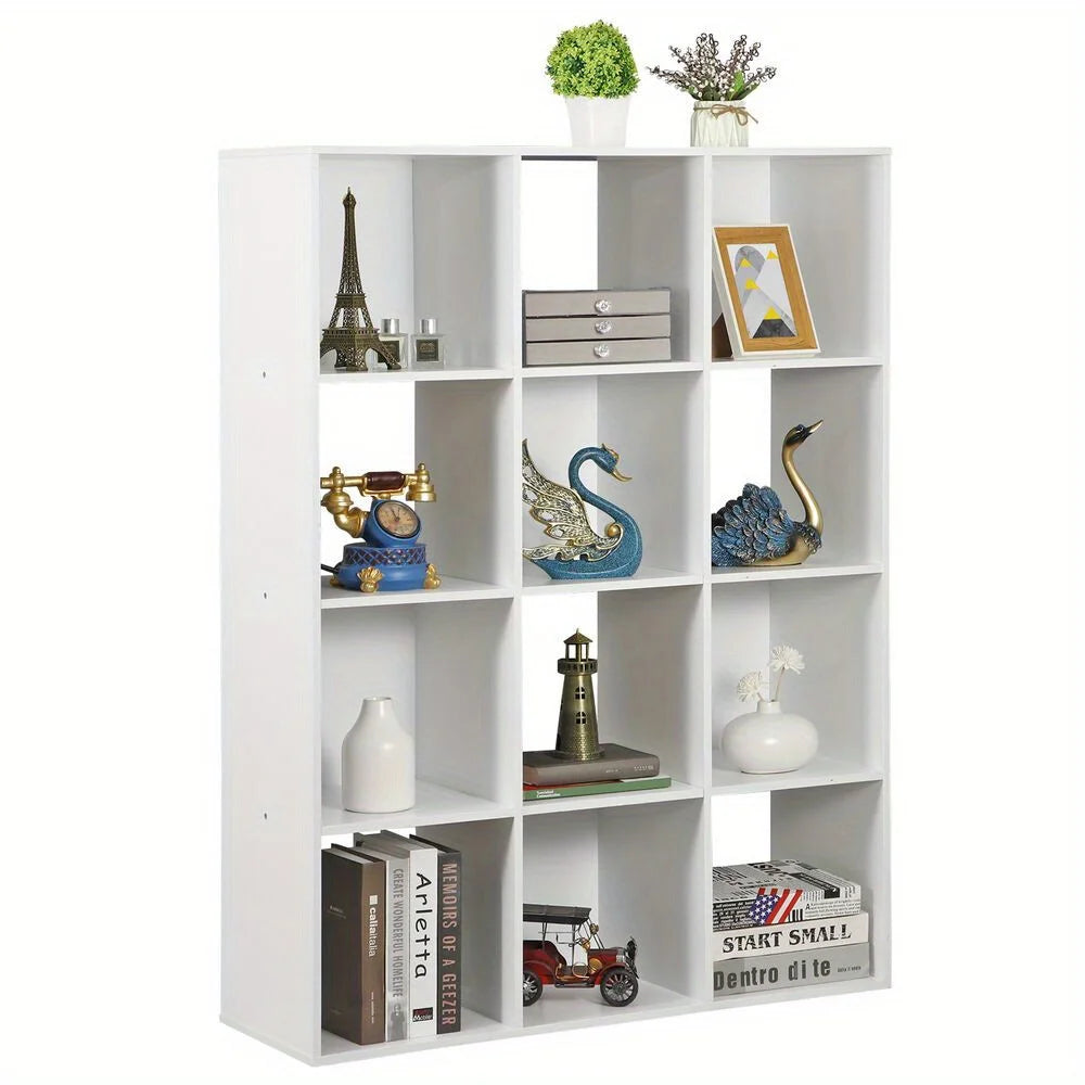 Cube locker wooden bookshelves with white backing - united states / 12cube - bookshelf