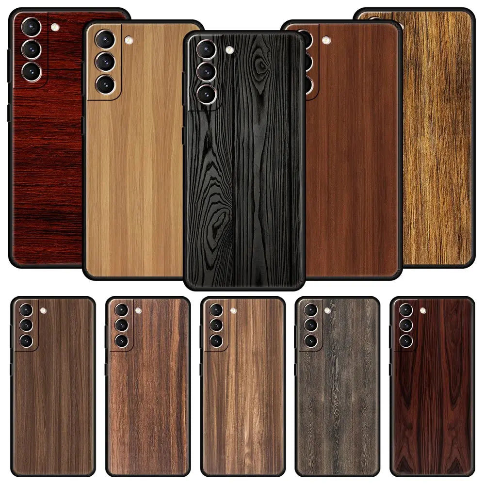 carved-wood-case-for-samsung-galaxy-s22-s21-s20-ultra-fe-5g-s24-s9-s10-plus-s23-s10e-silicone-phone-cover-shell-black