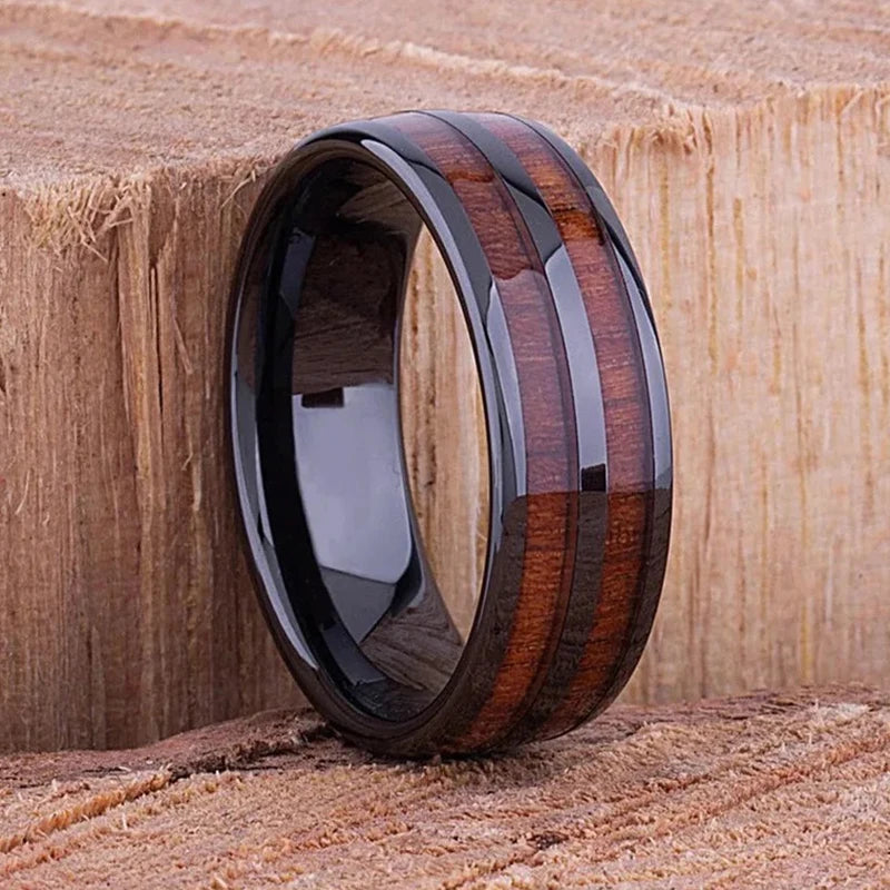 fashion-8mm-men-titanium-steel-koa-wood-rings-for-men-women-dome-polished-stainless-steel-rings-men-wedding-band-jewelry-gifts