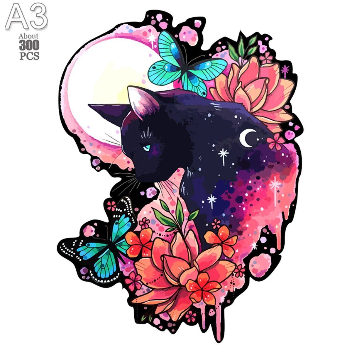 Wooden animal puzzle for kids adults exquisite educational decompression toys creative lovely dog wood jigsaws holiday