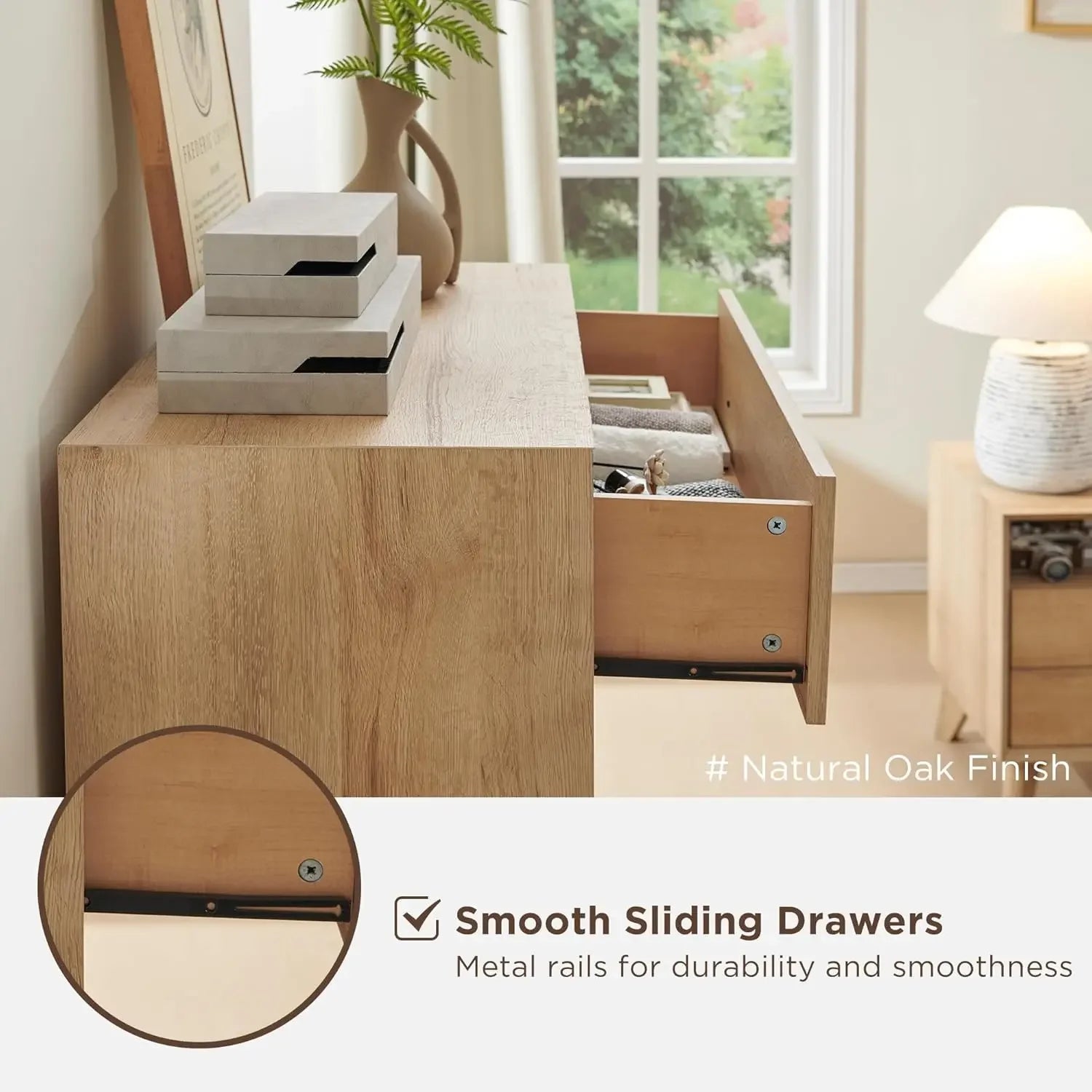 5 drawer dresser for bedroom 48’’ tall mid-century modern chest of drawers beveled profile design wood organizer